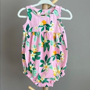 ⭐️⭐️PICK 5 / $20 Old Navy Baby Girl Floral Pink Baby Romper 6-12M